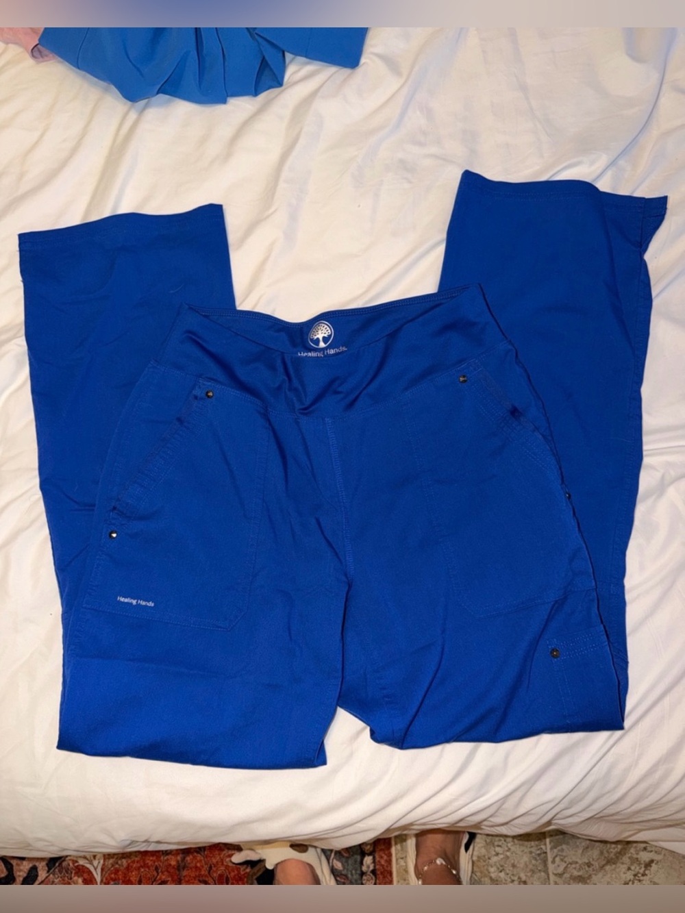 Healing Hands Scrub Pants Galaxy Blue - Picture 4 of 4